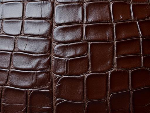 Dettaglio pelle di coccodrillo marrone